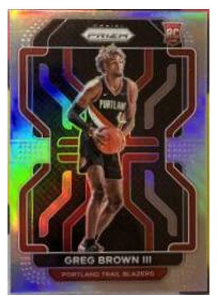 2021-22 Panini Prizm Base Set Greg Brown III #291 card
