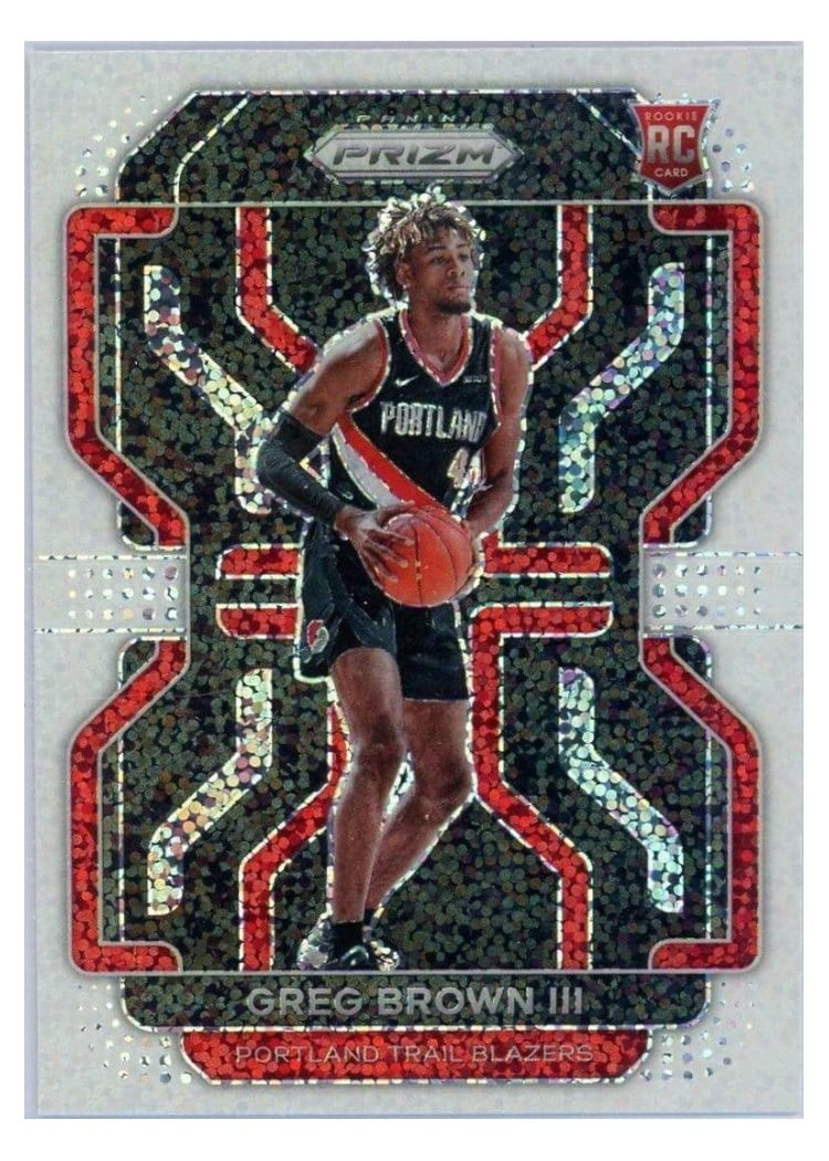2021-22 Panini Prizm Base Set Greg Brown III #291 card