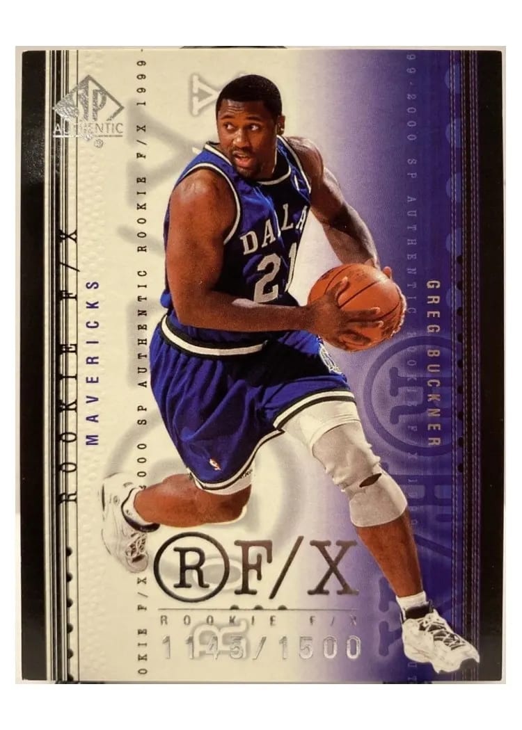 1999 SP Authentic Greg Buckner #130 card