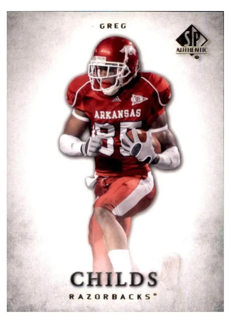 2012 SP Authentic Greg Childs #39 card