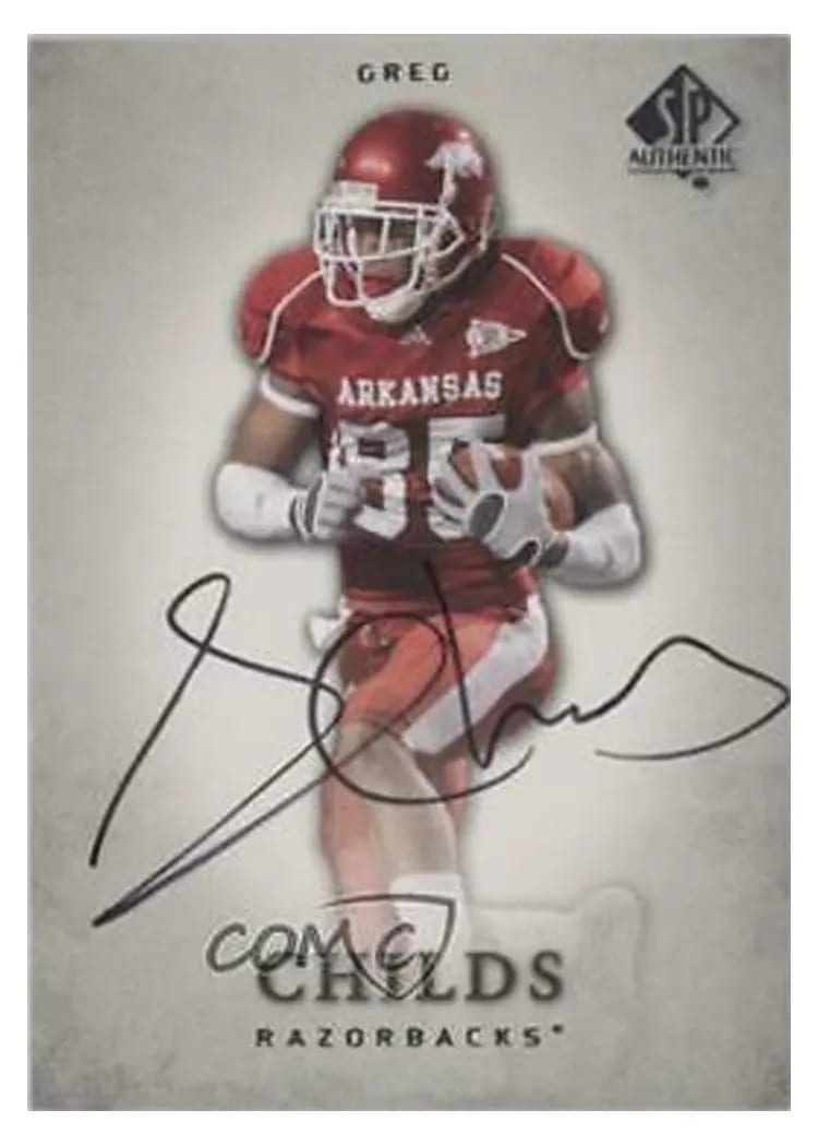 2012 SP Authentic Greg Childs #39 card