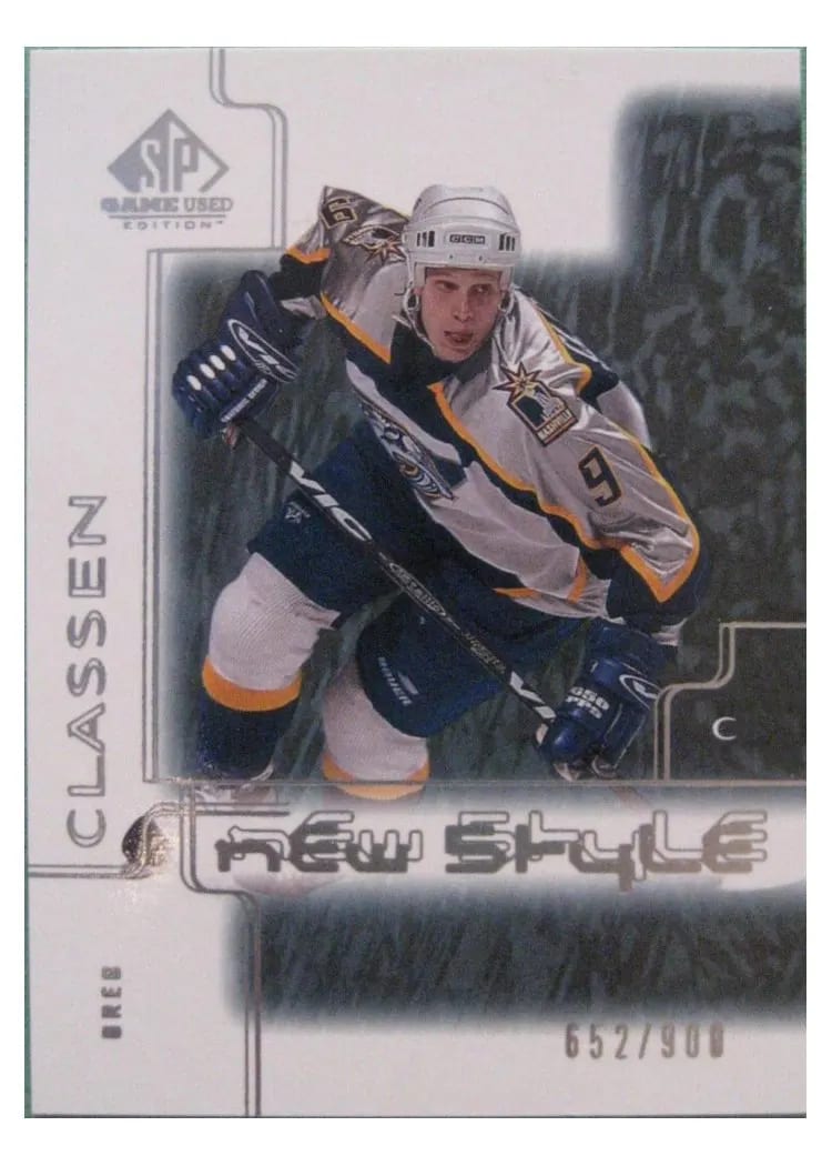2000 SP Game Used Greg Classen #72 card