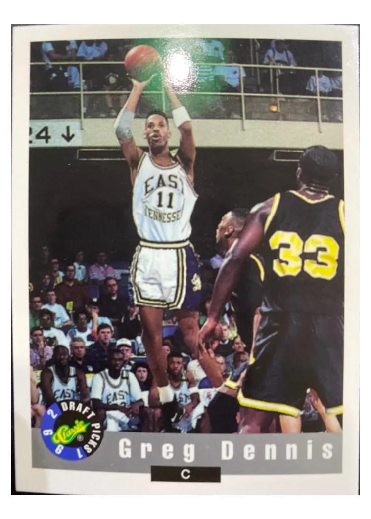 1992 Classic Draft Picks Greg Dennis #85 card