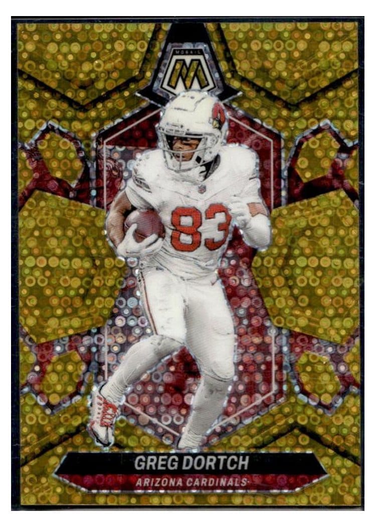2024 Panini Mosaic Base Set Greg Dortch No Huddle Gold #4