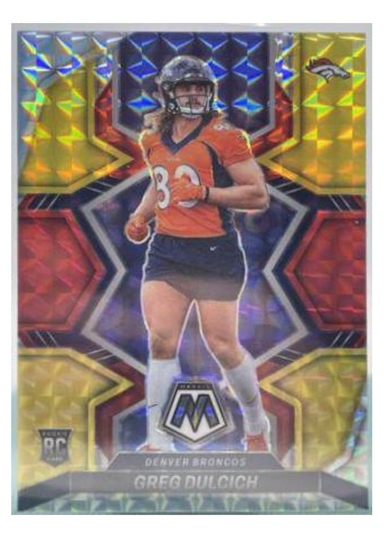 2022 Panini Mosaic Base Set Greg Dulcich #359 card