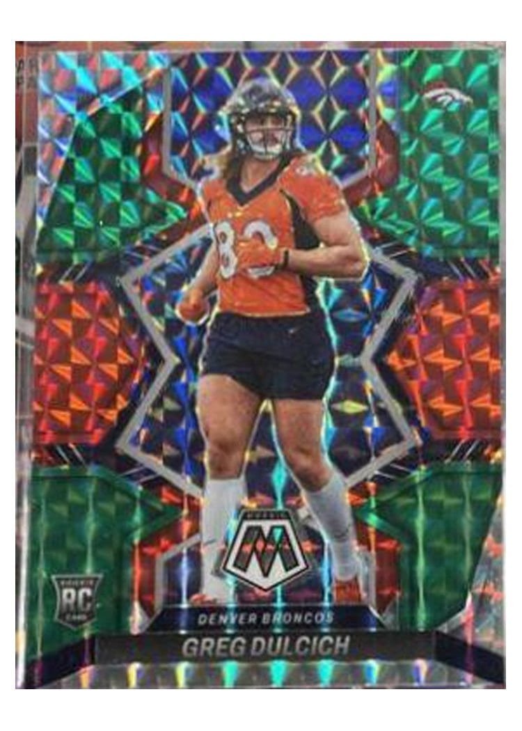 2022 Panini Mosaic Base Set Greg Dulcich #359 card