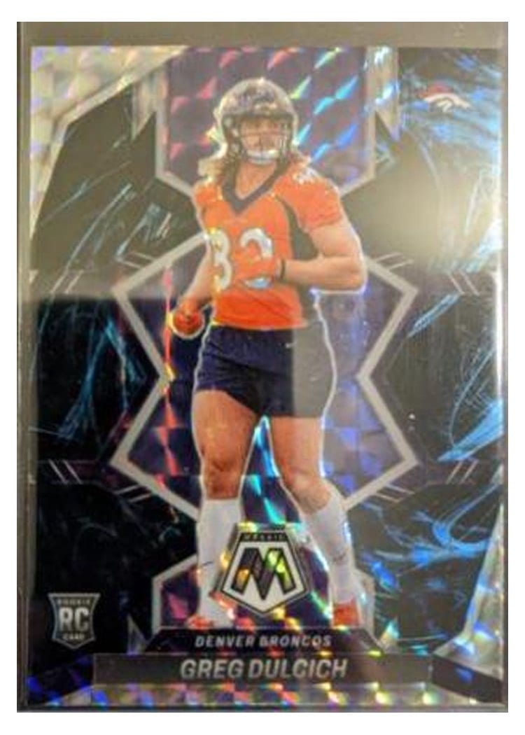 2022 Panini Mosaic Base Set Greg Dulcich #359 card