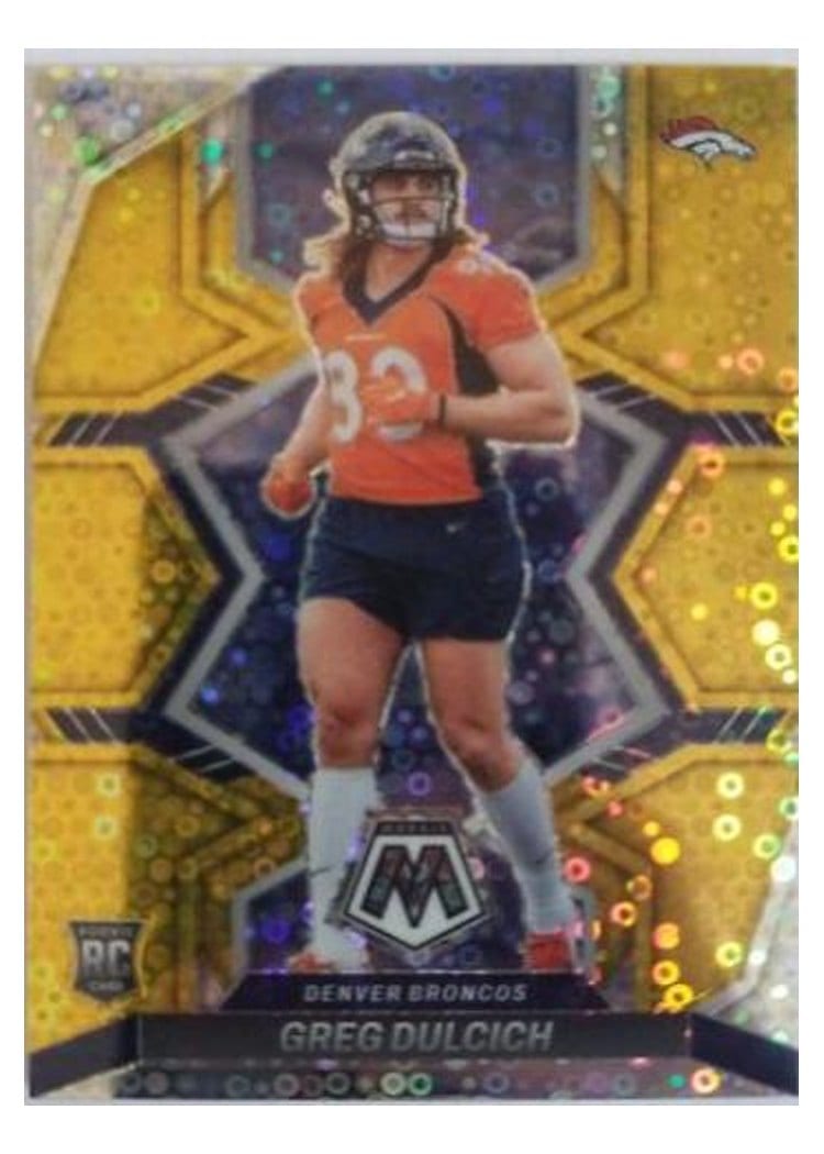 2022 Panini Mosaic Base Set Greg Dulcich #359 card