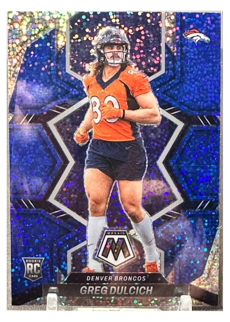 2022 Panini Prizm Base Set Greg Dulcich #360 card