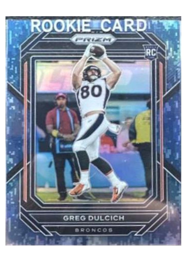 2022 Panini Prizm Base Set Greg Dulcich #360 card