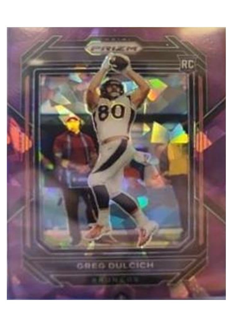 2022 Panini Prizm Base Set Greg Dulcich #360 card