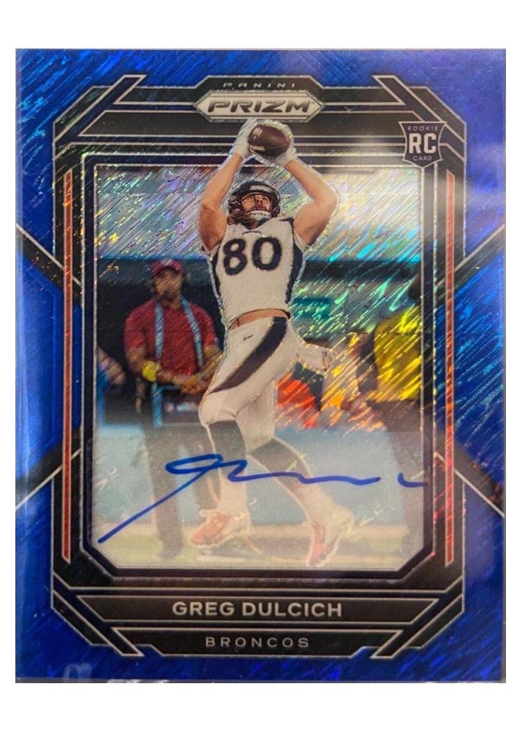 2022 Panini Prizm Base Set Greg Dulcich #360 card