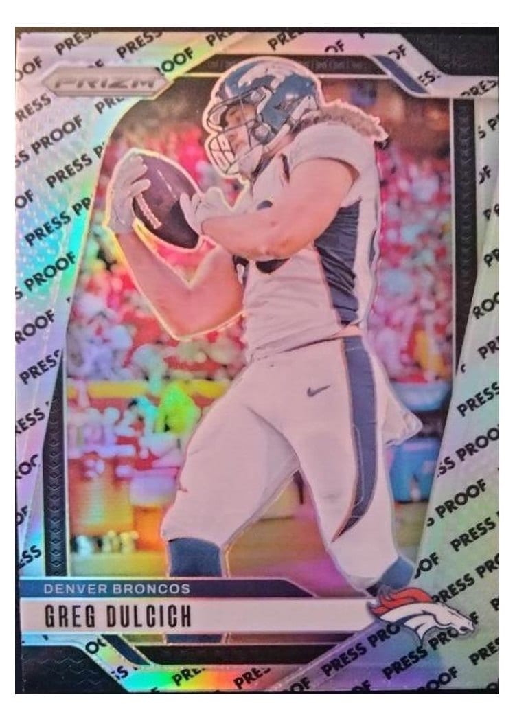 2024 Panini Prizm Base Set Greg Dulcich #85 card