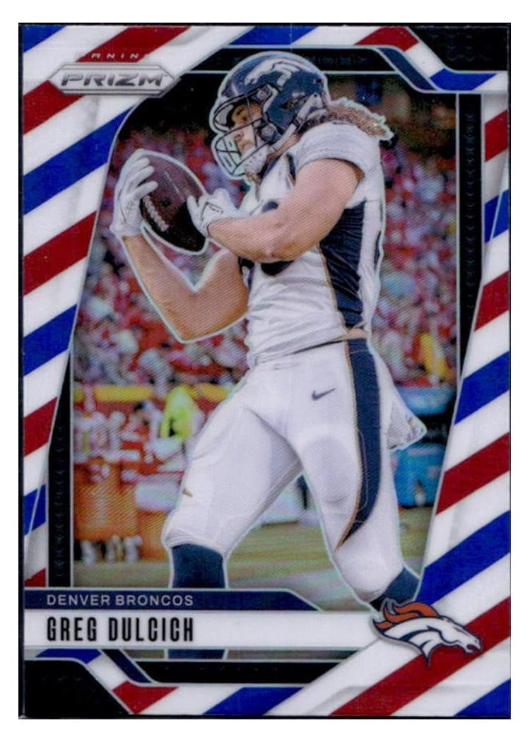 2024 Panini Prizm Base Set Greg Dulcich #85 card