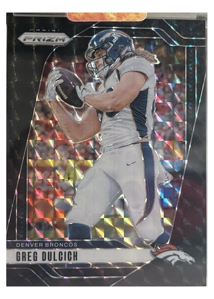 2024 Panini Prizm Base Set Greg Dulcich #85 card