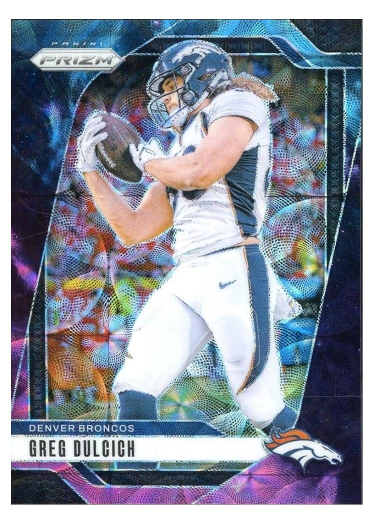 2024 Panini Prizm Base Set Greg Dulcich #85 card