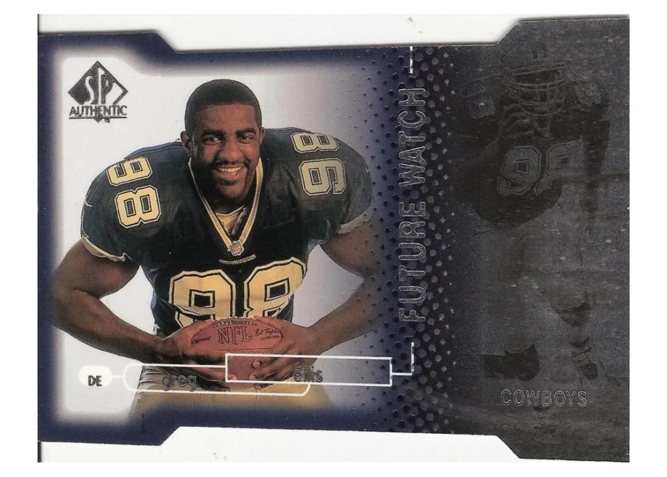 1998 SP Authentic Greg Ellis #9 card