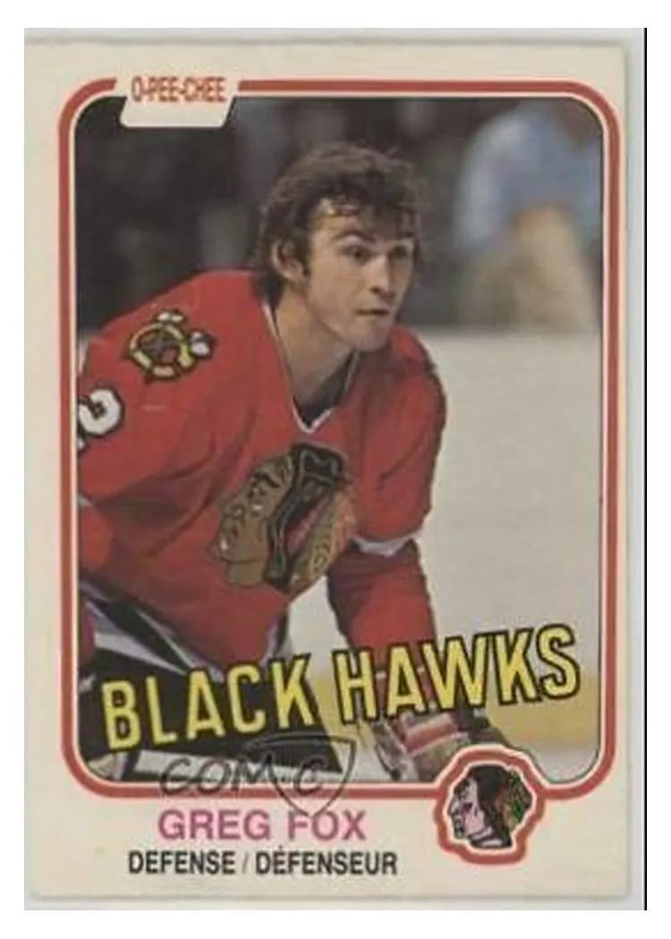 1981 O-Pee-Chee Greg Fox #69 card