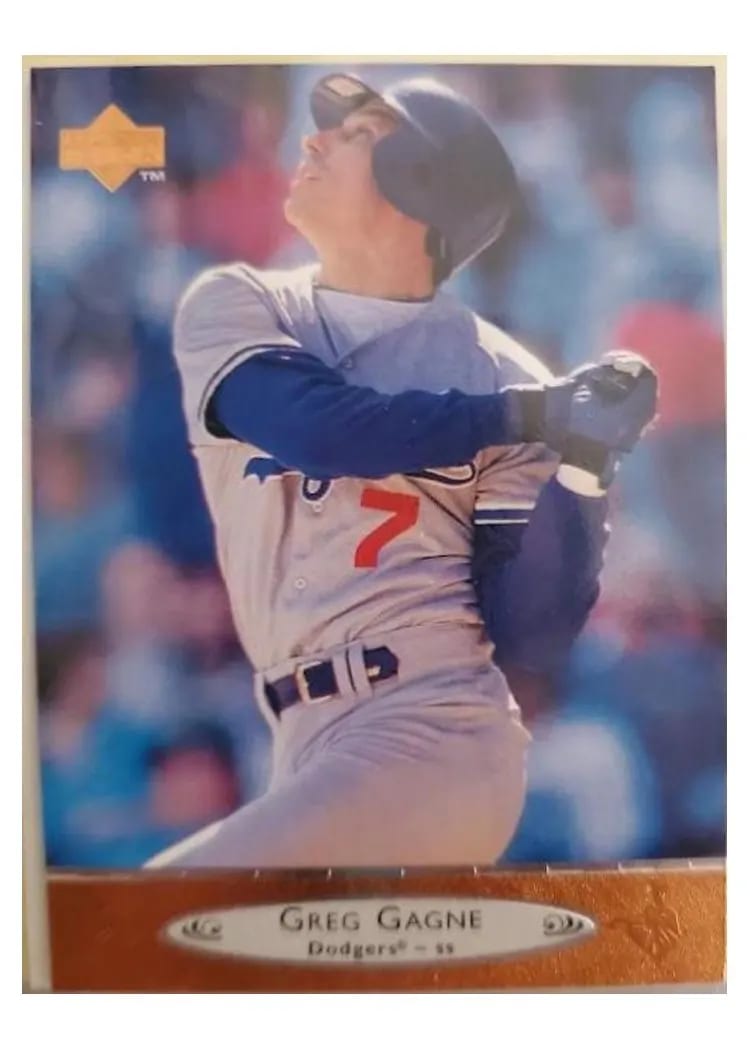 1996 Upper Deck Greg Gagne #97 card