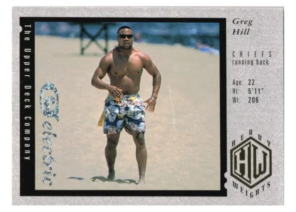 1994 Upper Deck Greg Hill #40 card