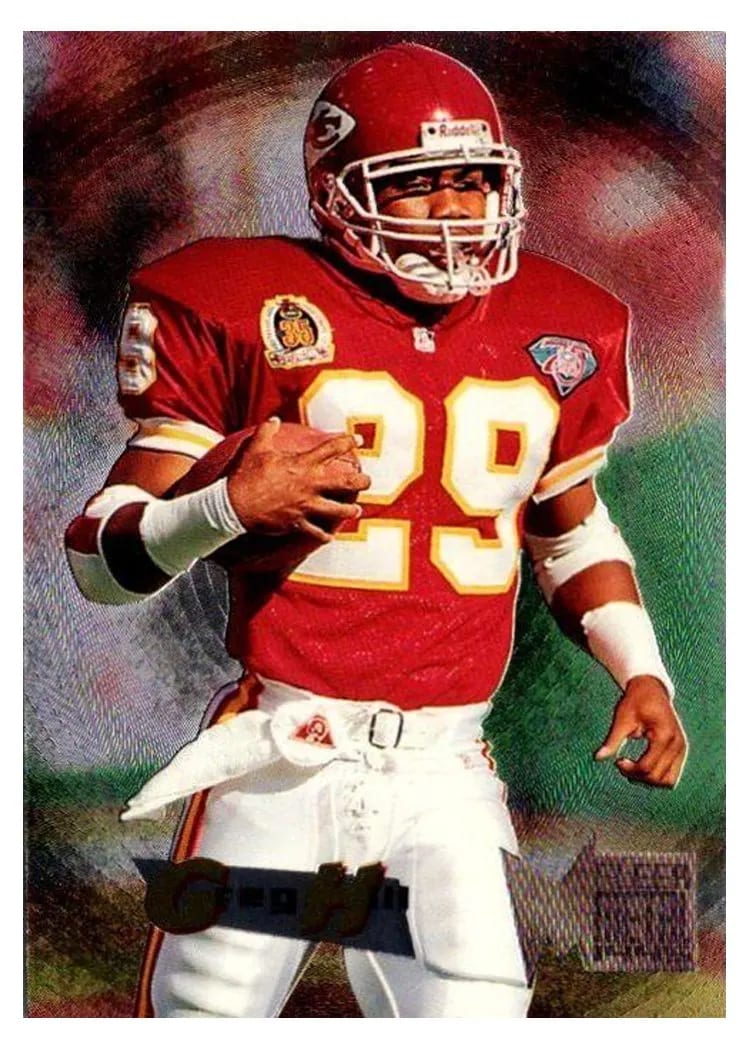 1995 Fleer Metal Greg Hill #94 card