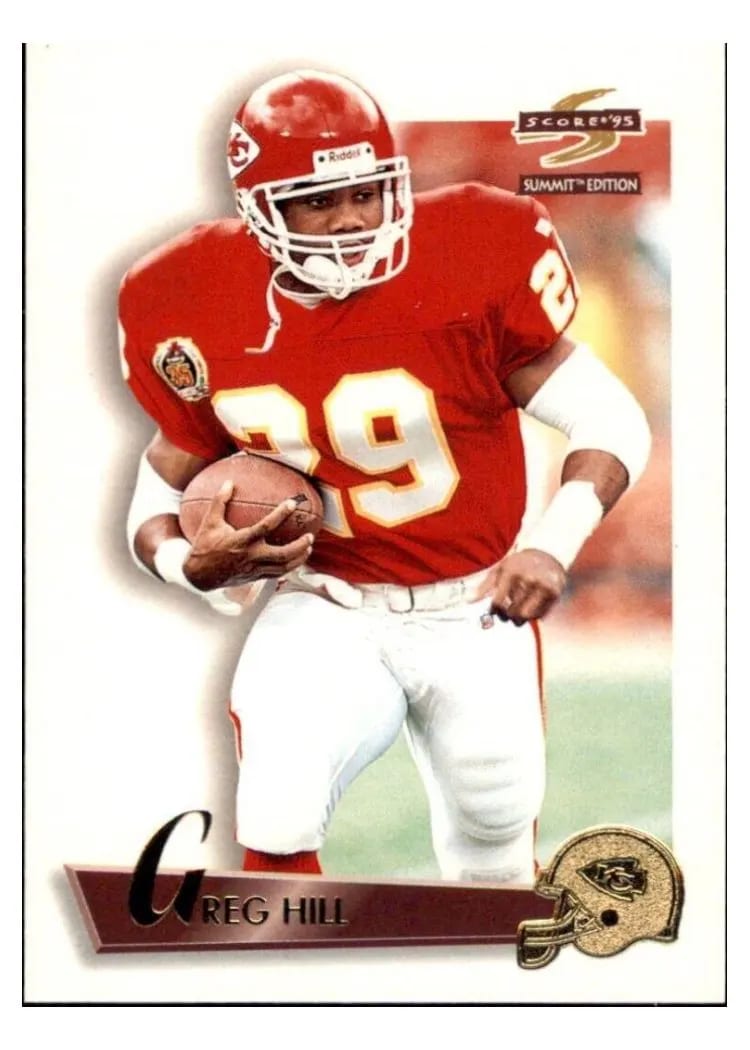 1995 Summit Greg Hill #36 card