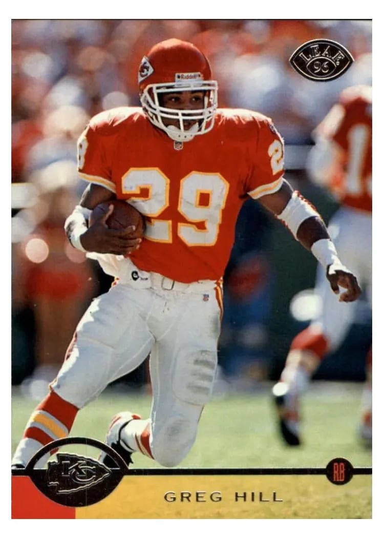 1996 Leaf Greg Hill #14 card