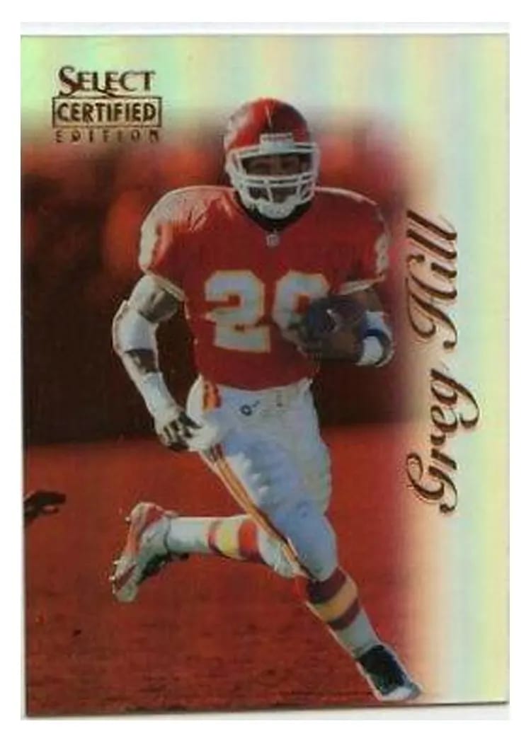 1996 Select Certified Greg Hill #72 card