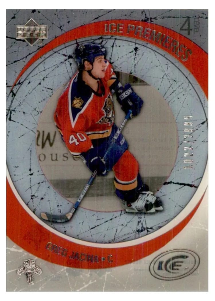 2005 Upper Deck Ice Greg Jacina #196 card
