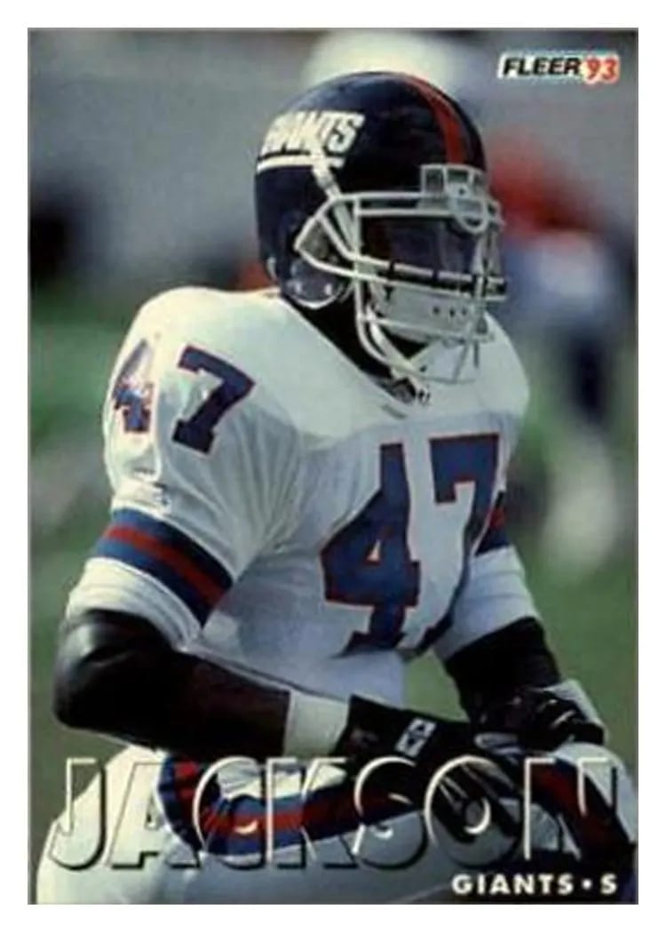 1993 Fleer Greg Jackson #96 card