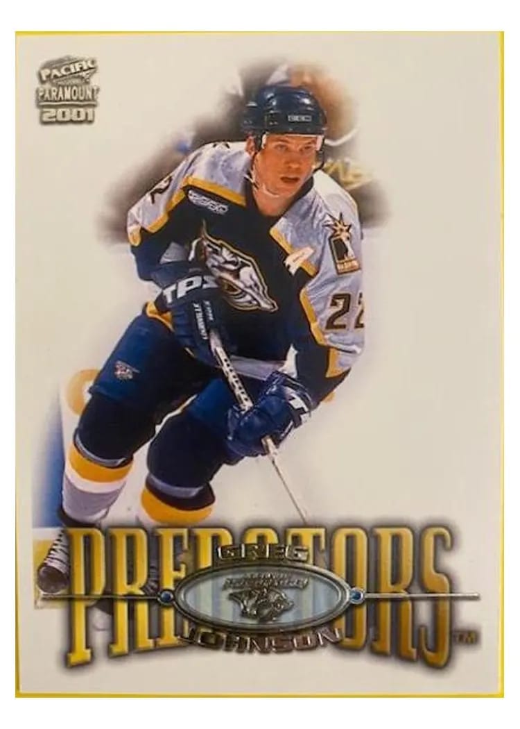 2000 Pacific Paramount Greg Johnson #135 card