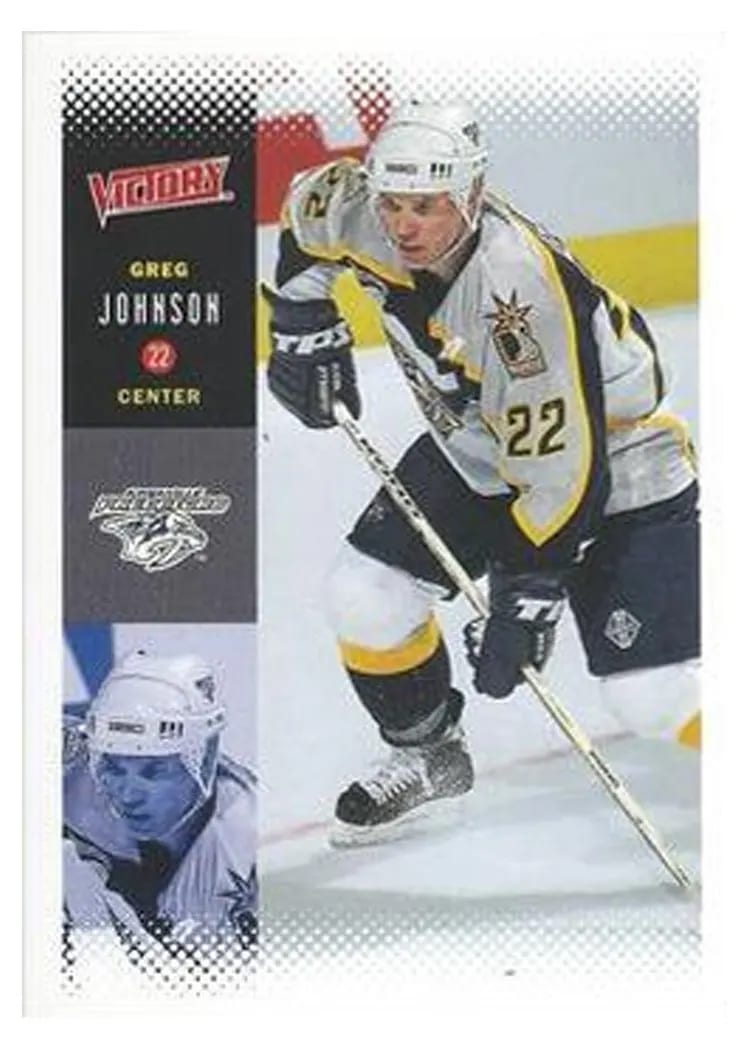 2000 Upper Deck Victory Greg Johnson #129 card