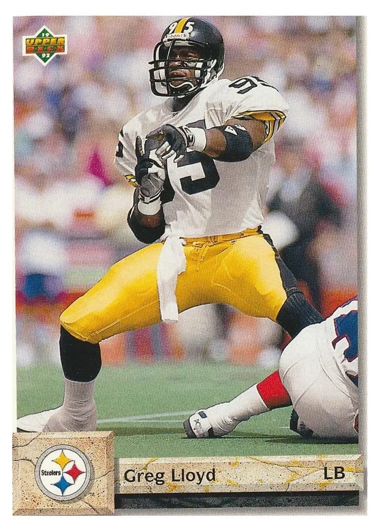 1992 Upper Deck Greg Lloyd #69 card
