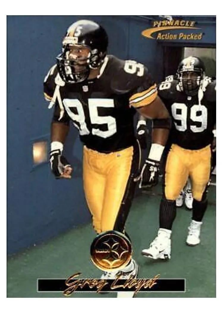 1996 Action Packed Greg Lloyd #8 card