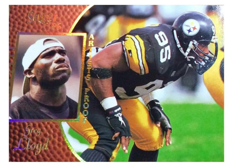 1996 Select Greg Lloyd Artist's Proof #48 card