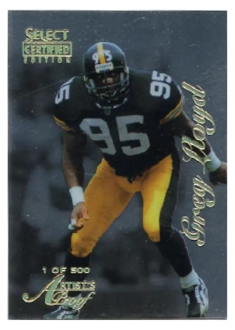 1996 Select Certified Greg Lloyd #66 card