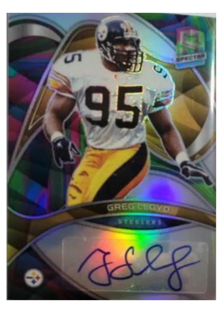 2022 Panini Spectra Signatures Greg Lloyd #SIG-GLL card