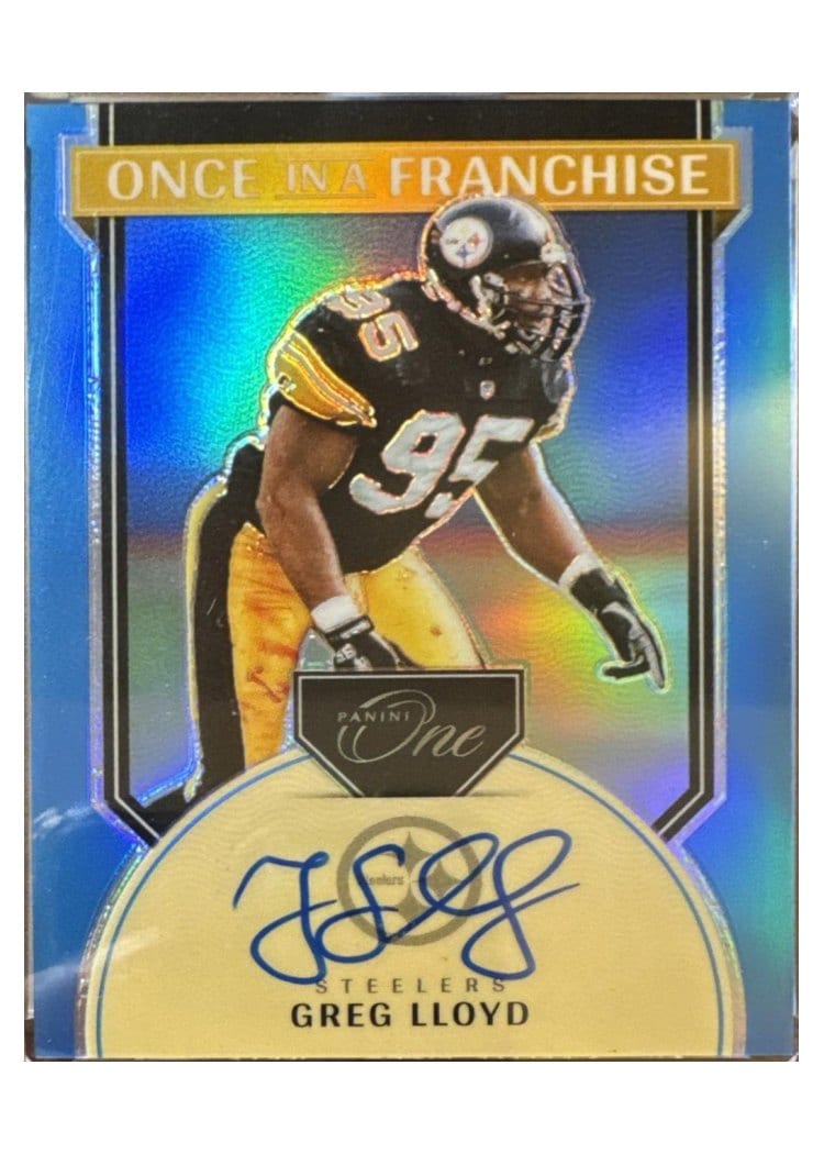2024 Panini One Once in a Franchise Autographs Greg Lloyd #356 card