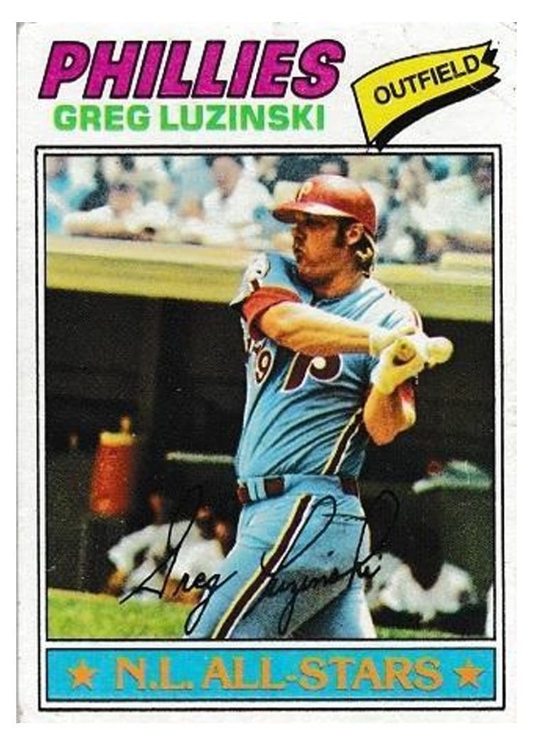 1977 Topps Greg Luzinski #30 card