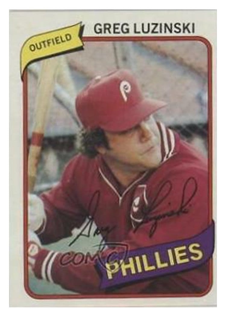1980 Topps Greg Luzinski #120 card