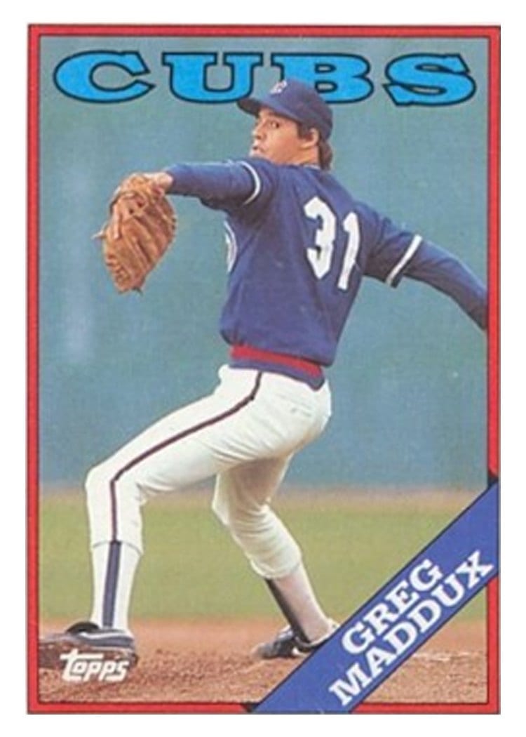 1988 Topps Base Set Greg Maddux #361 card