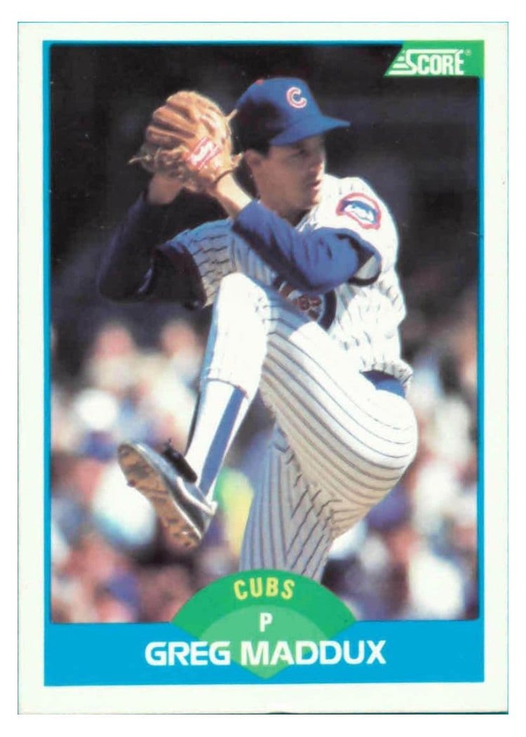 1989 Score Greg Maddux #119 card