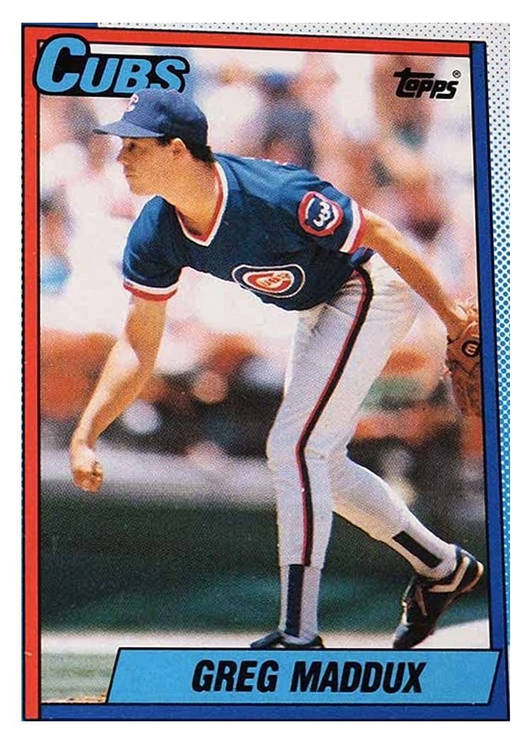 1990 O-Pee-Chee Base Set Greg Maddux #715 card