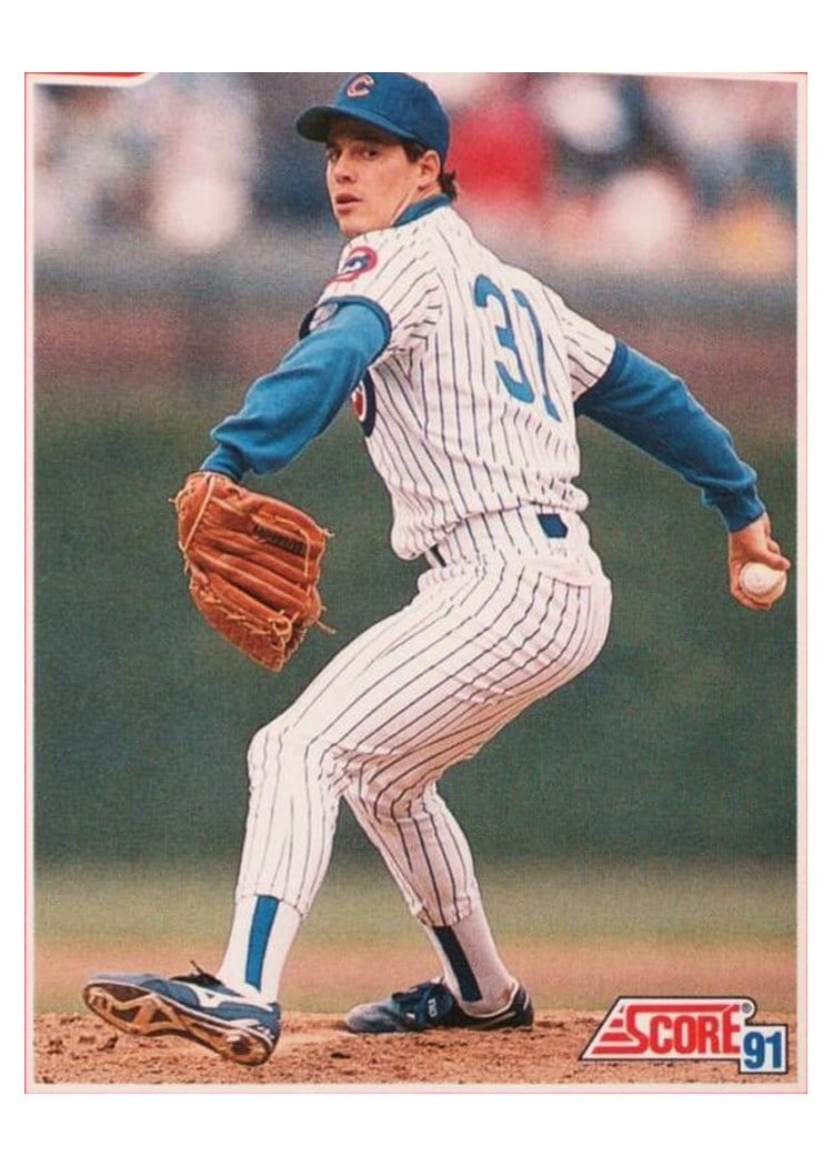 1991 Score Base Set Greg Maddux #317 card