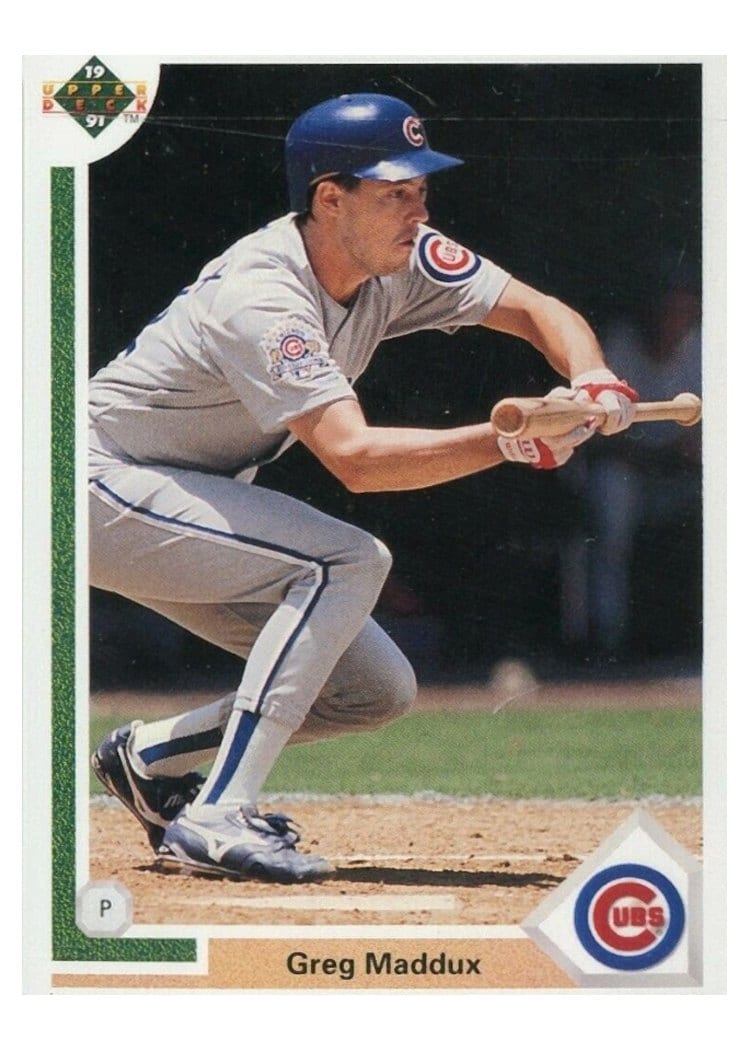 1991 Upper Deck Base Set Greg Maddux #115 card