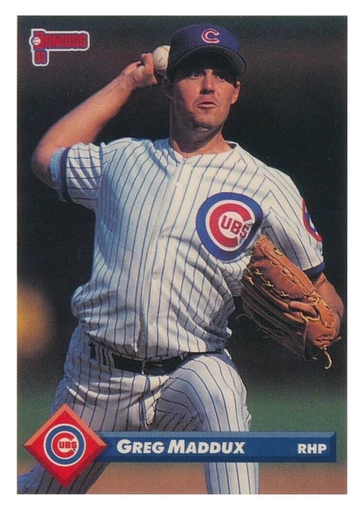 1993 Donruss Base Set Greg Maddux #608 card