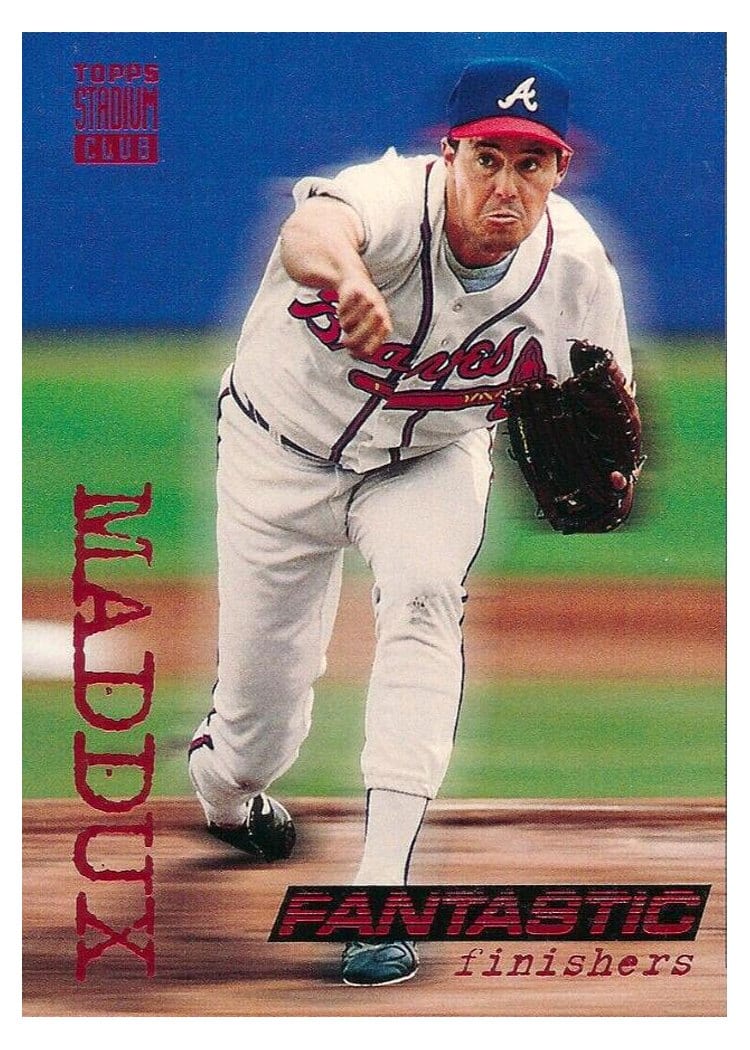 1994 Stadium Club Base Set Greg Maddux #716 card
