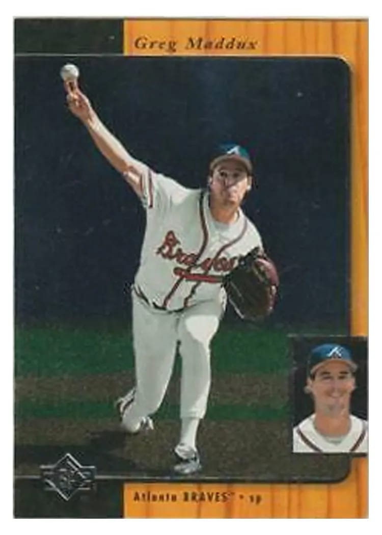 1996 SP Greg Maddux #25 card