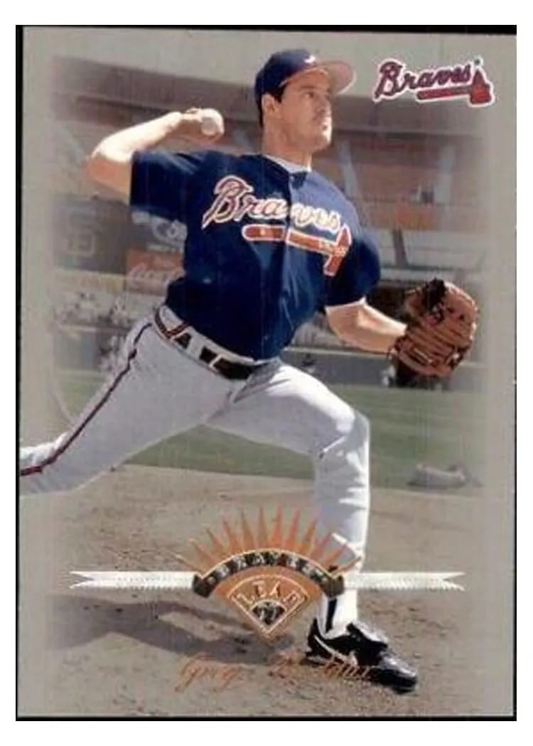 1997 Leaf Greg Maddux #85 card