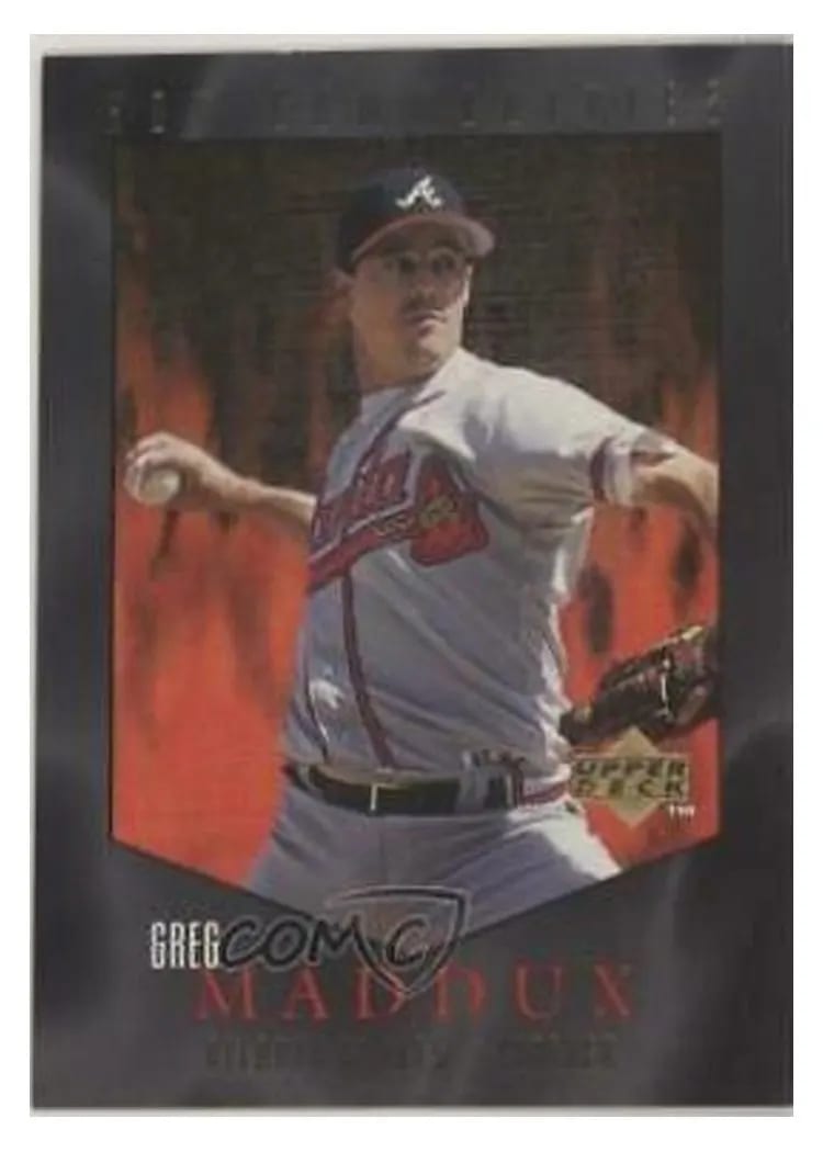 1997 Upper Deck Hot Commodities Greg Maddux #HC19 card